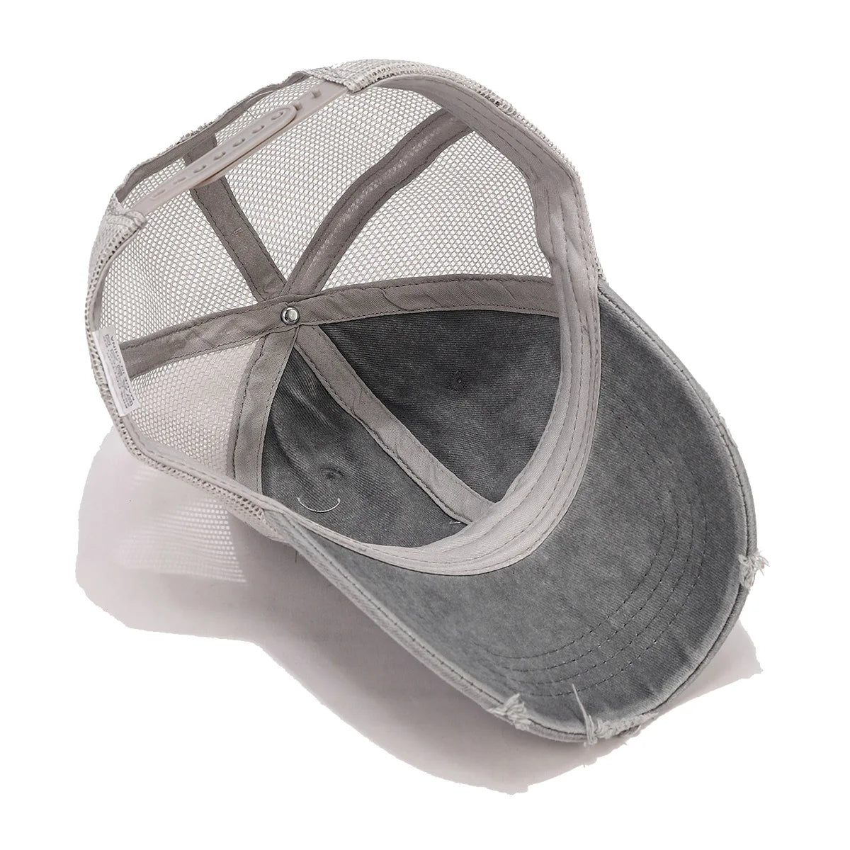 Men's and women's baseball hats, retro sports casual mesh breathable curved brim hat
