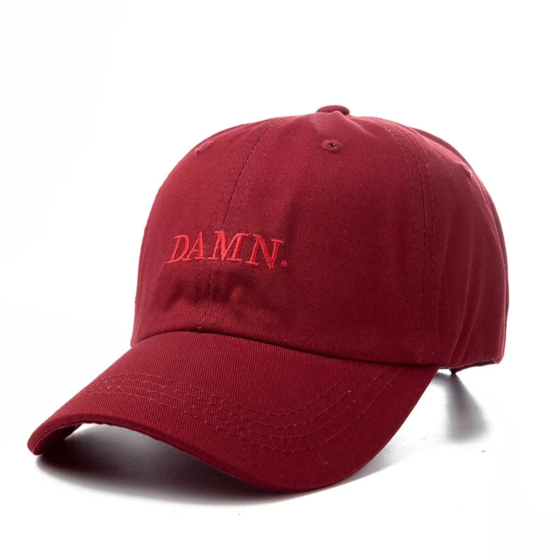 DAMN-Embroidered Hats for Men and Women, Hip Hop, ShinCharacter Lamar, Unstructured , Baseball Cap.
